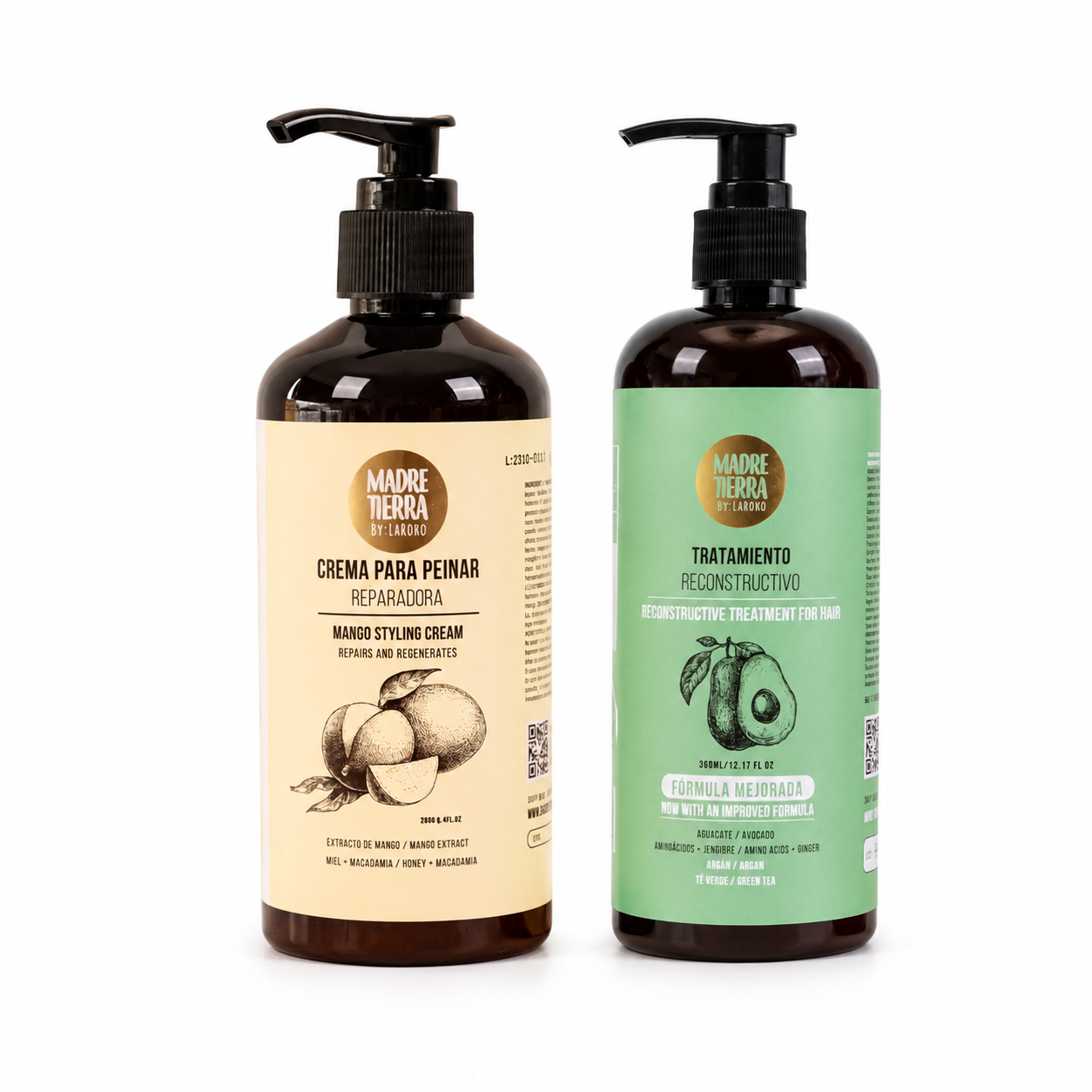 Crema para peinar reparadora + Tratamiento Reconstructivo