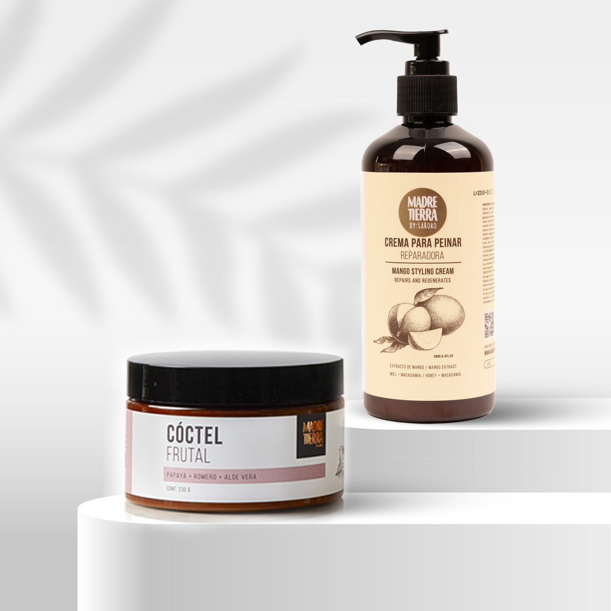 Cóctel Frutal + Crema para Peinar Reparadora - Madre Tierra Oficial