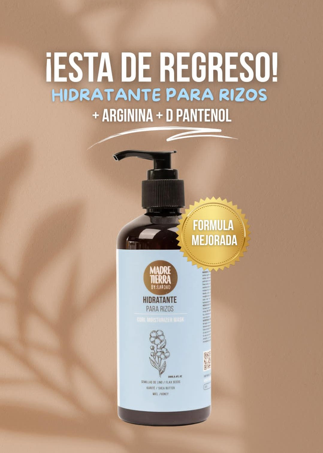 Hidratante para rizos NUEVA FÓRMULA⭐ - Madre Tierra Oficial