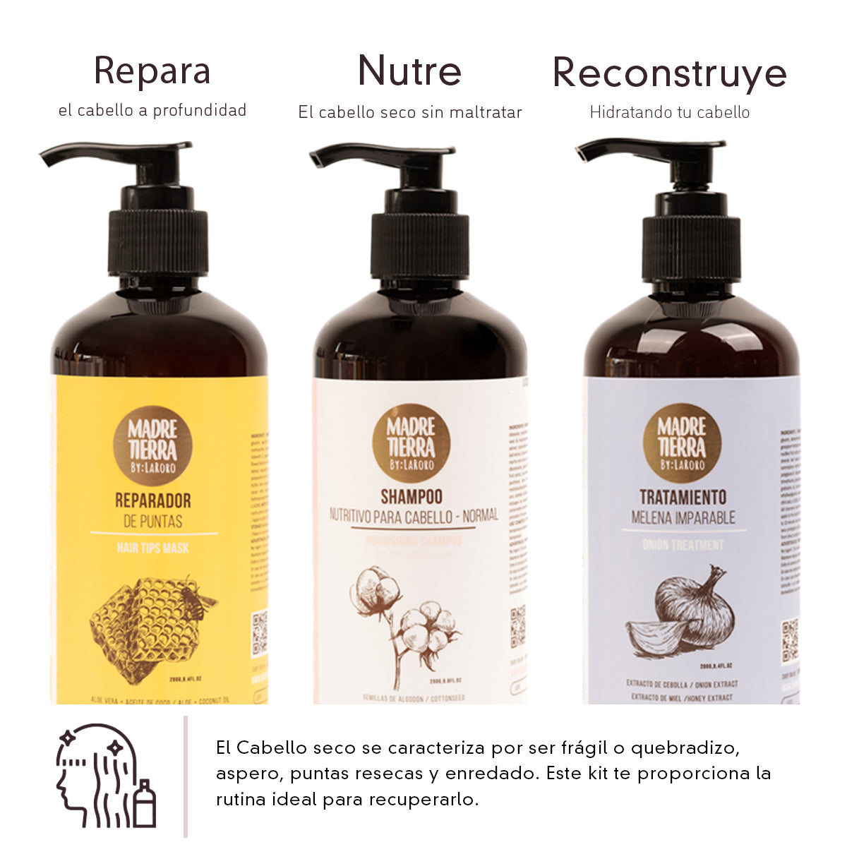 Kit cabello seco - Madre Tierra Oficial