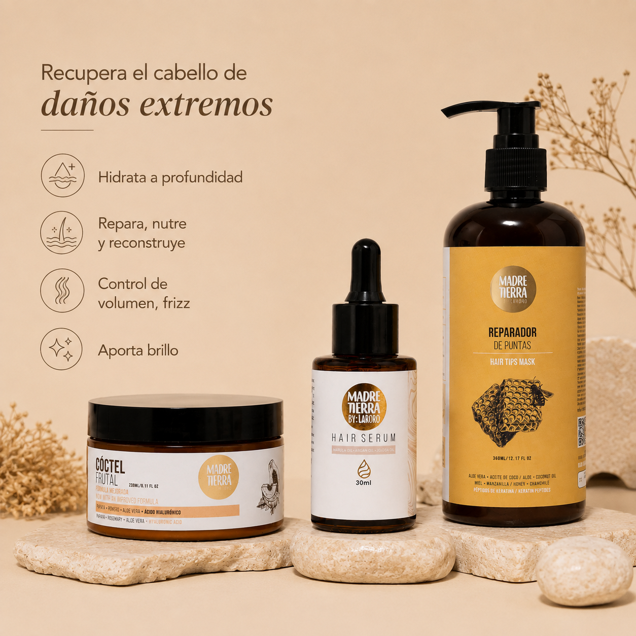 Kit cabellos decolorados y exceso de plancha