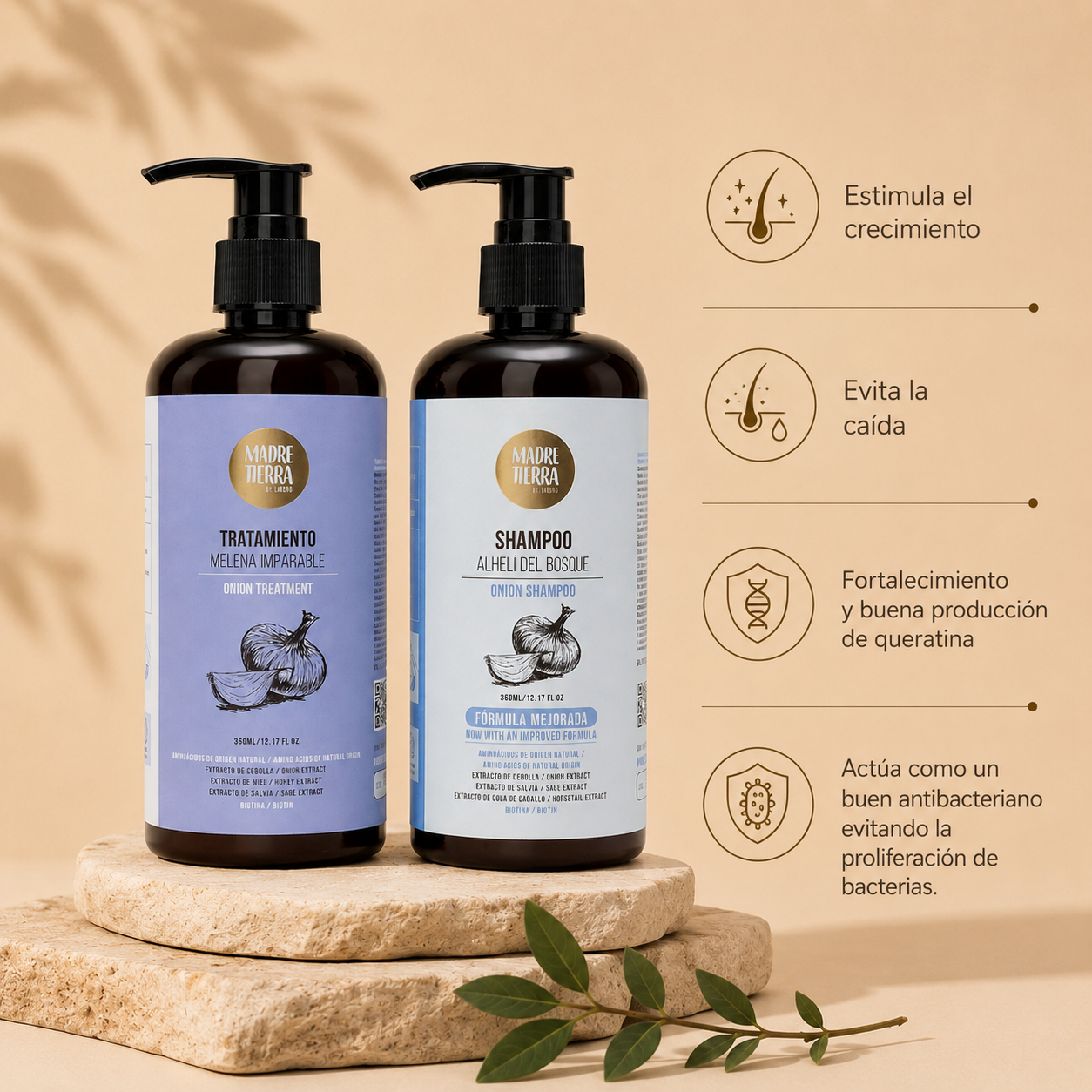 Shampoo Alhelí del Bosque + Tratamiento Melena Imparable