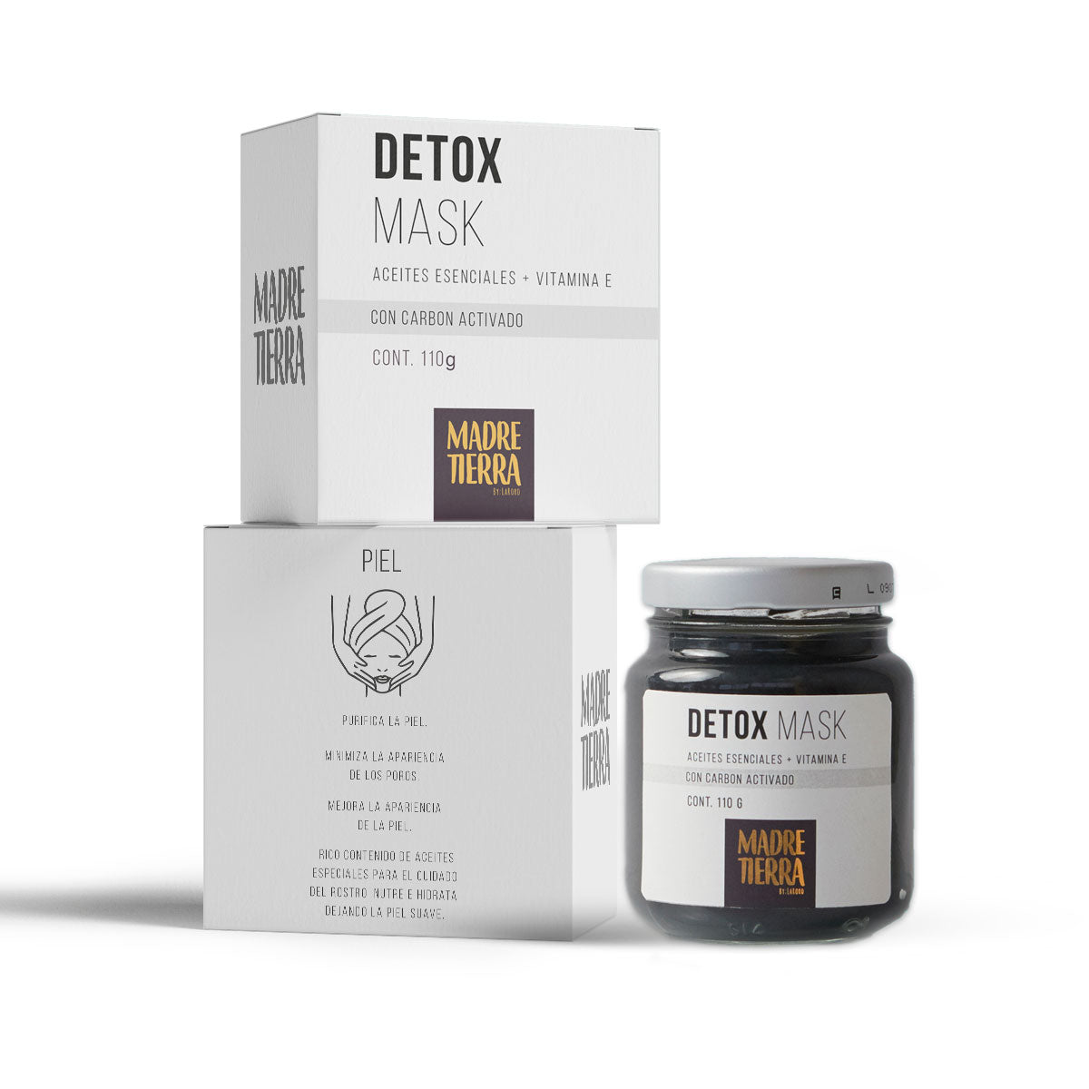 Mascarilla Detox con carbón activado - Madre Tierra Oficial