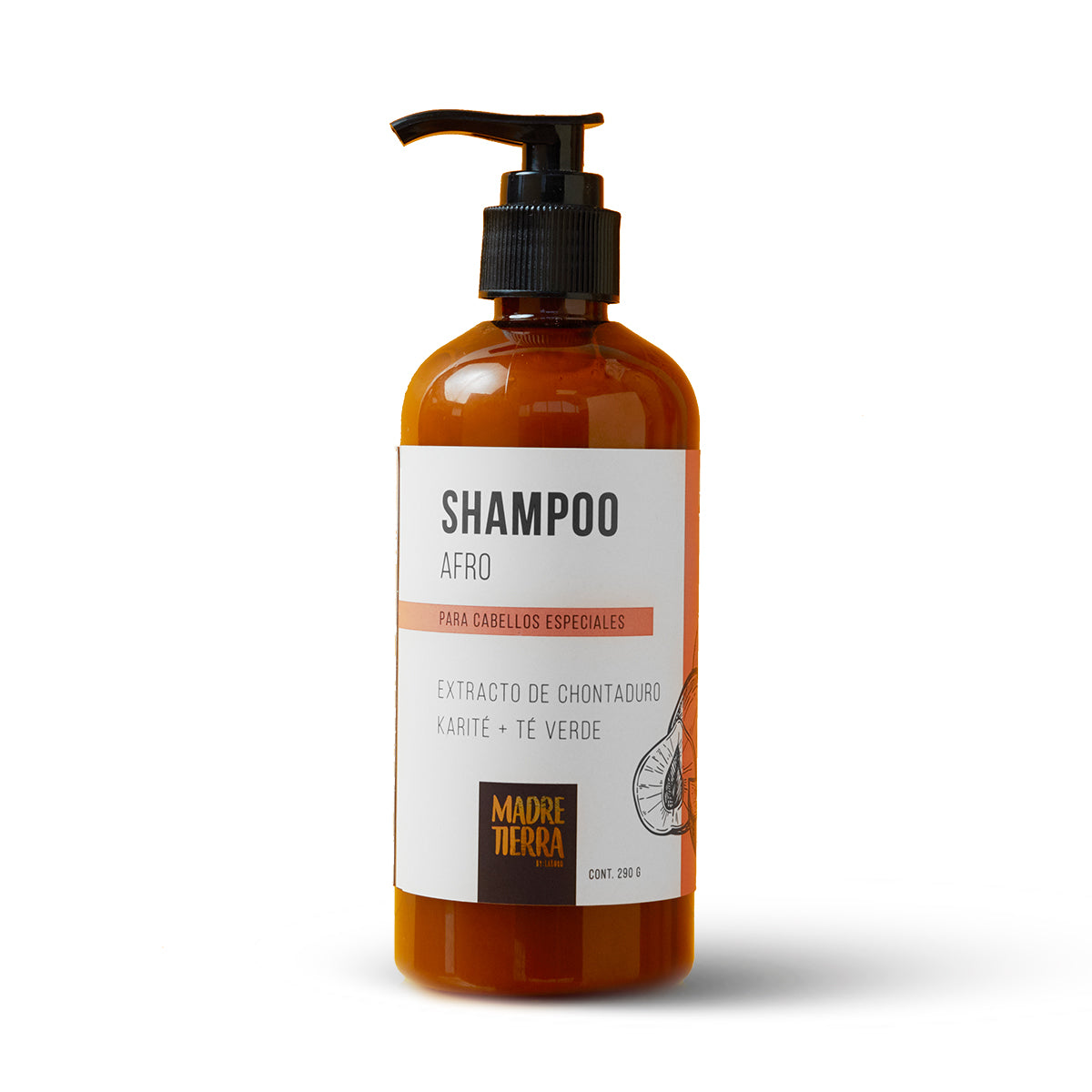 Shampoo Afro para cabellos especiales - Madre Tierra Oficial