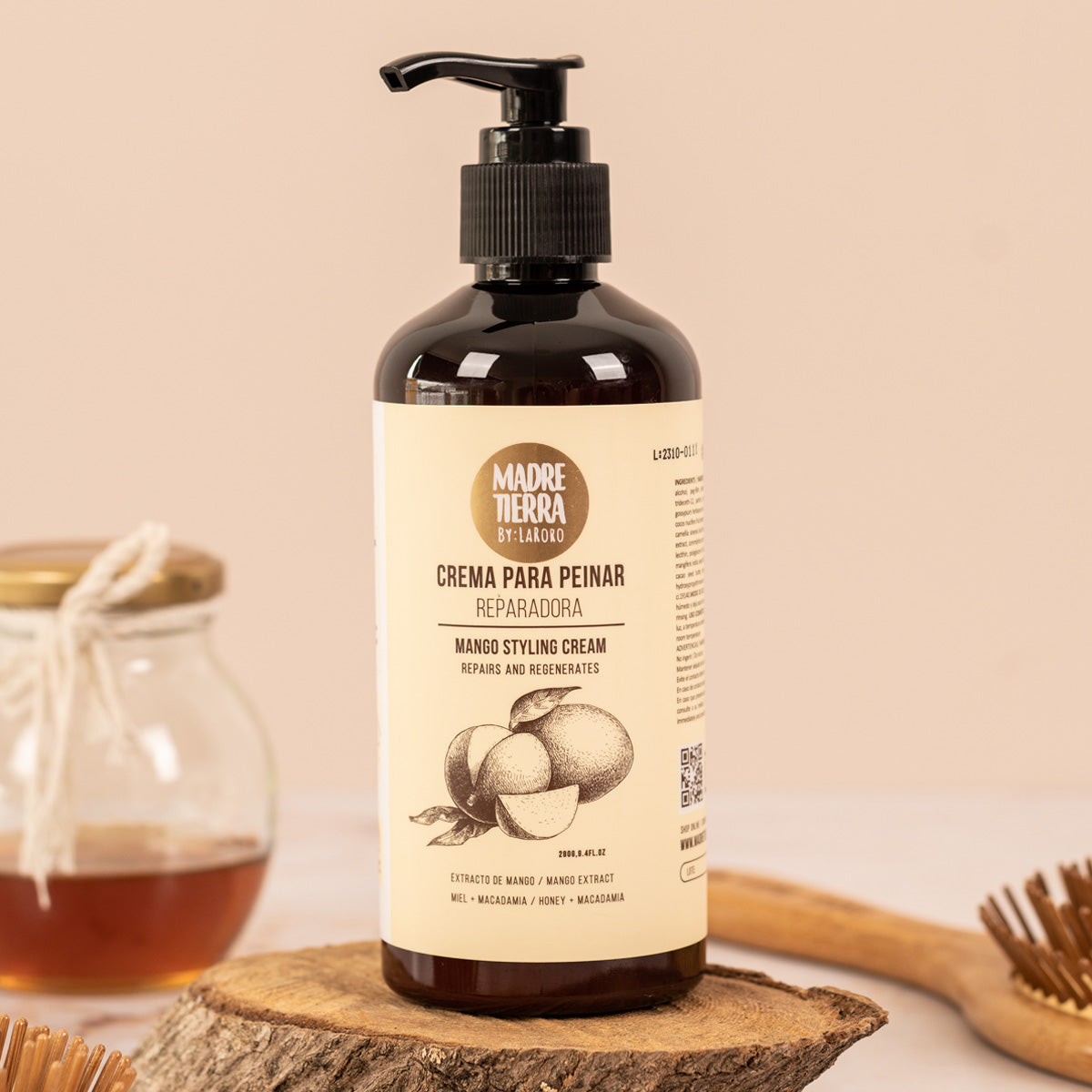 Shampoo Nutritivo para cabello seco + Crema para peinar reparadora - Madre Tierra Oficial