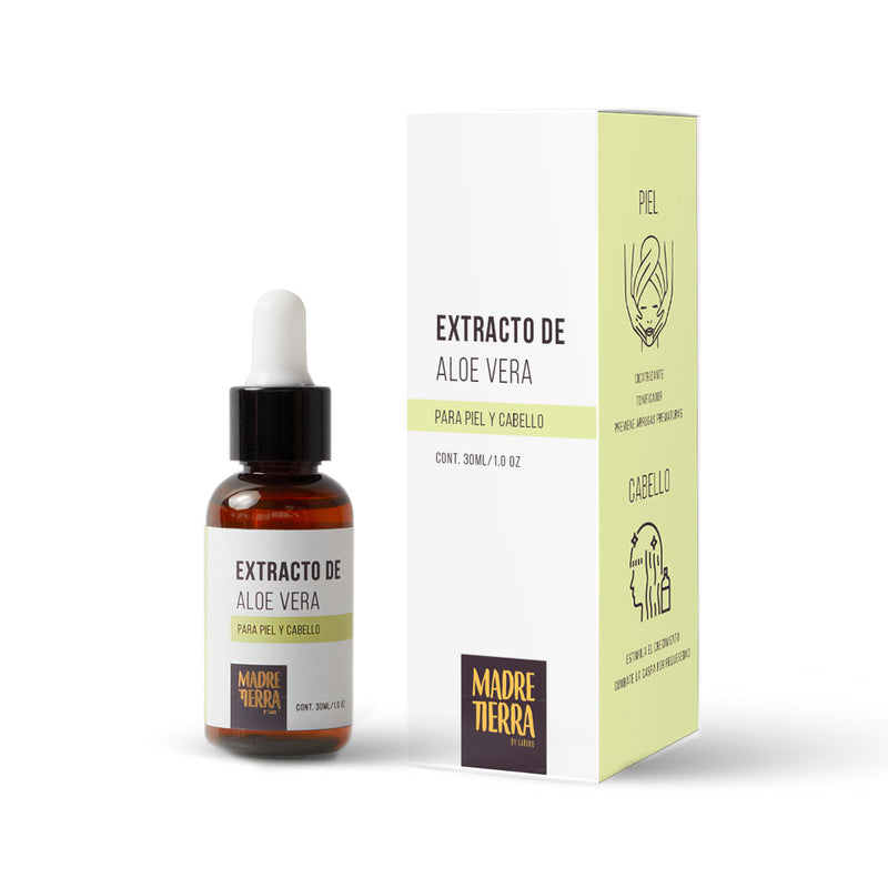 Extracto de Aloe Vera + Mascarilla Detox con carbón activado - Madre Tierra Oficial